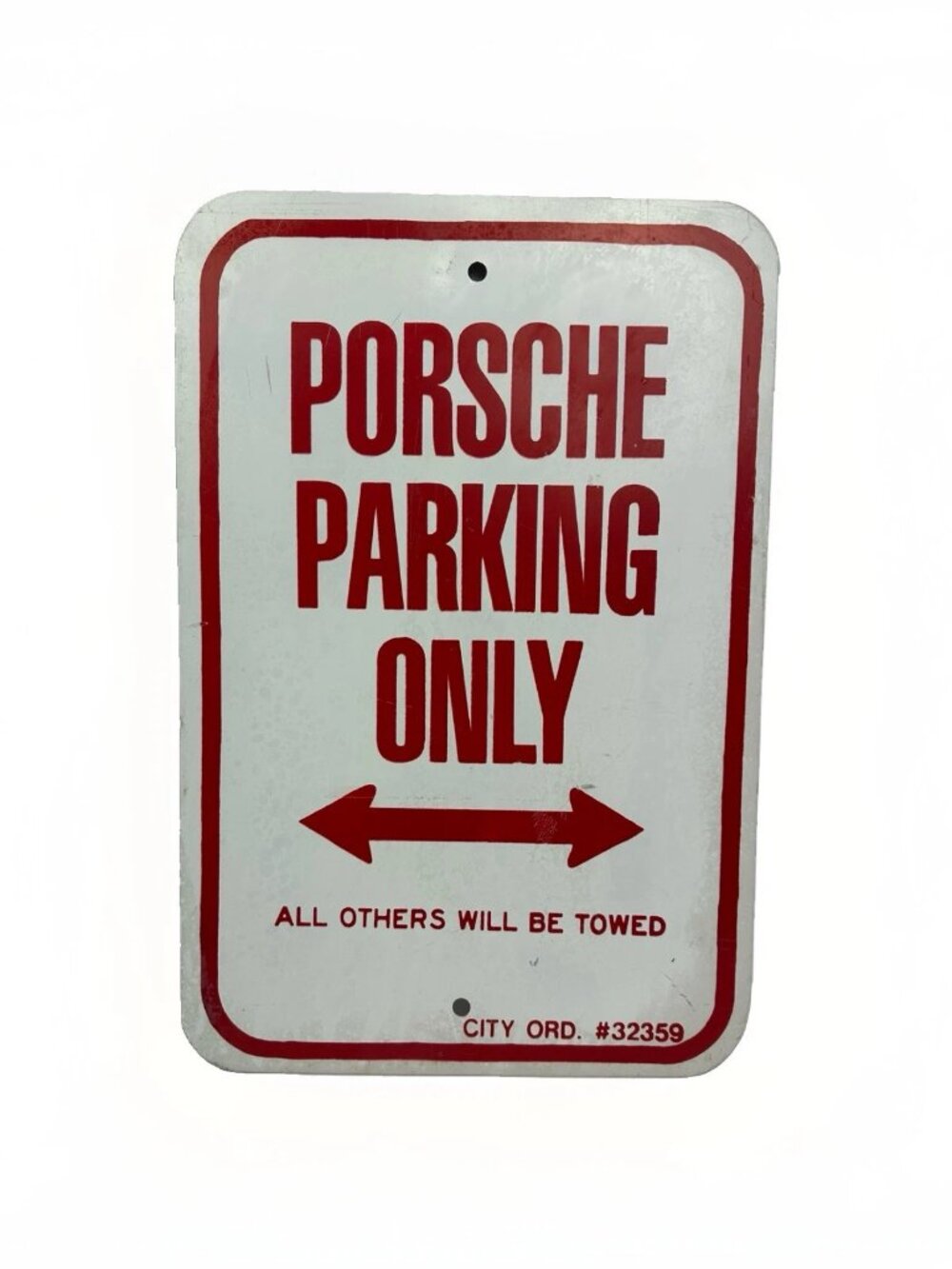 Porsche Parking Only Metal Sign 12x8 Garage Wall Decor Man Cave Porsche Gift